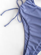 Bañador Entero Con Abertura En El Centro Corte Alto