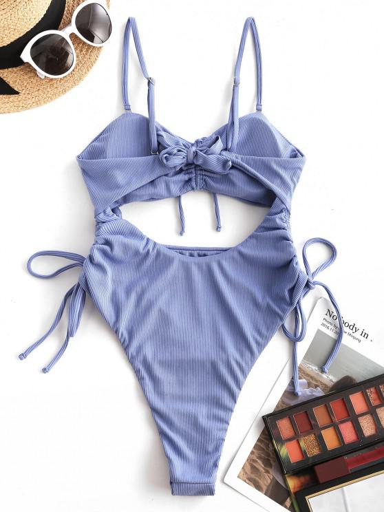 Bañador Entero Con Abertura En El Centro Corte Alto