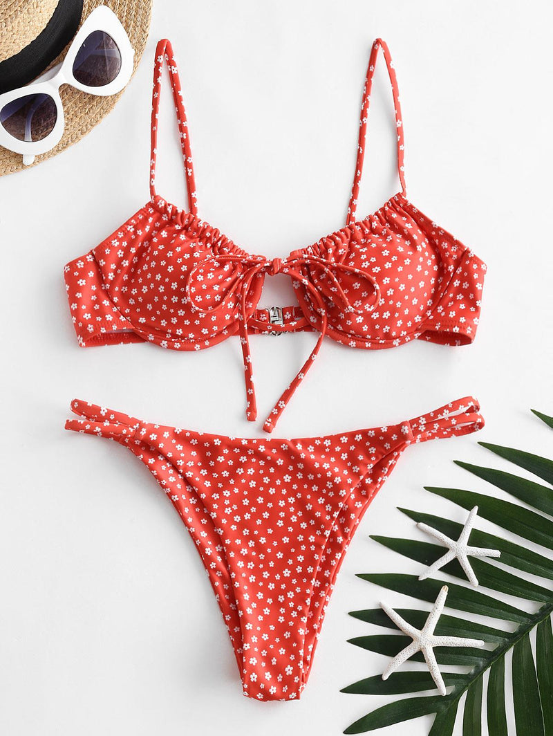 Bañador Bikini Ajustable Estampado