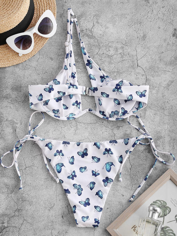 Bañador Bikini Estampado con Panty ajustable